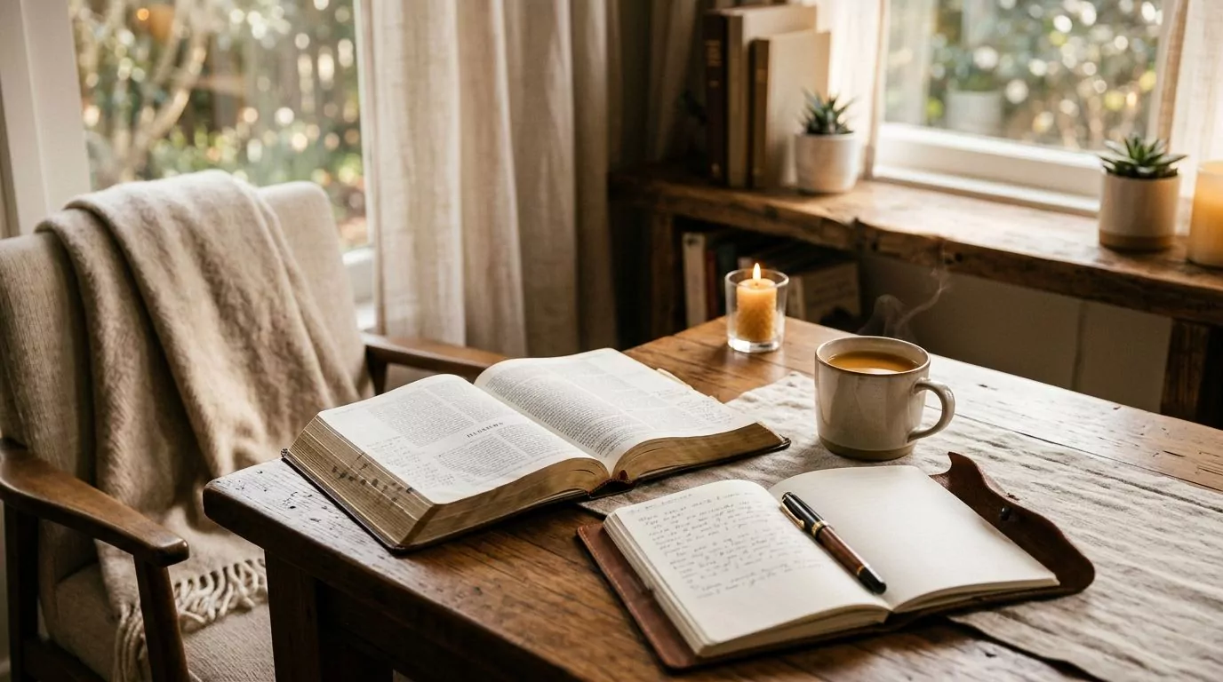 Personal Bible study and journaling